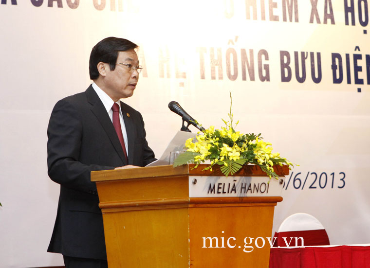 Bộ trưởng Nguyễn Bắc Son phát biểu tại buổi lễ.