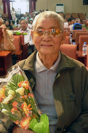 Ông Huỳnh Văn Mai, Chủ nhiệm Câu lạc bộ Truyền thống Kháng chiến Thông tin-Giao Bưu miền Nam