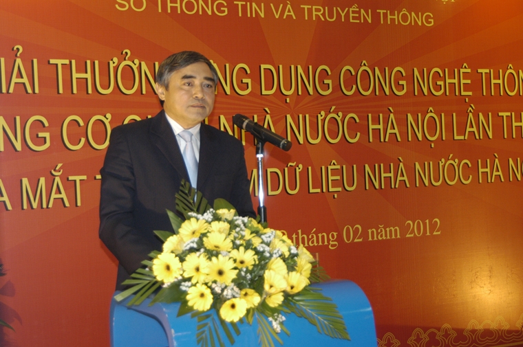Thứ trưởng Nguyễn Minh Hồng phát biểu tại buổi lễ.