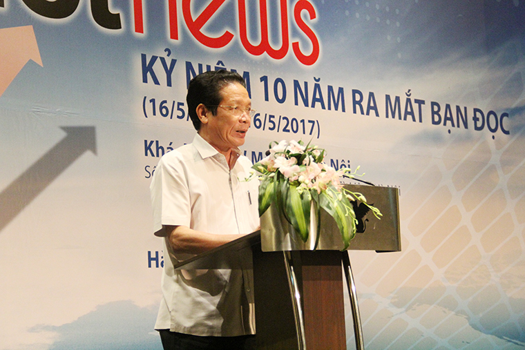 Thứ trưởng Hoàng Vĩnh Bảo phát biểu tại buổi lễ.