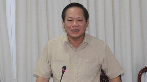 Bộ trưởng Trương Minh Tuấn phát biểu tại buổi làm việc