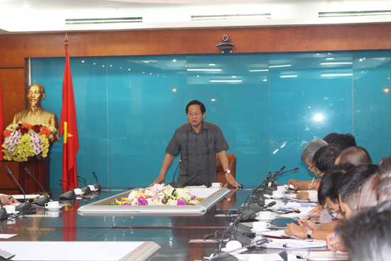 Bộ trưởng Trương Minh Tuấn phát biểu chỉ đạo tại buổi họp