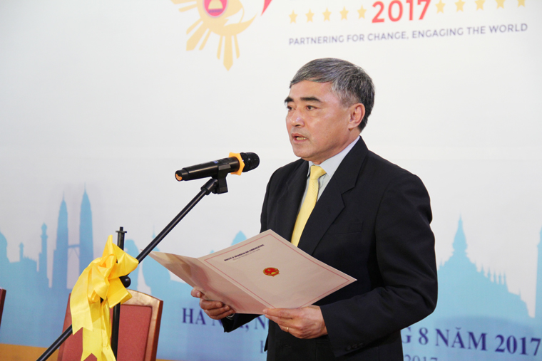 Thứ trưởng Nguyễn Minh Hồng phát biểu tại Lễ phát hành