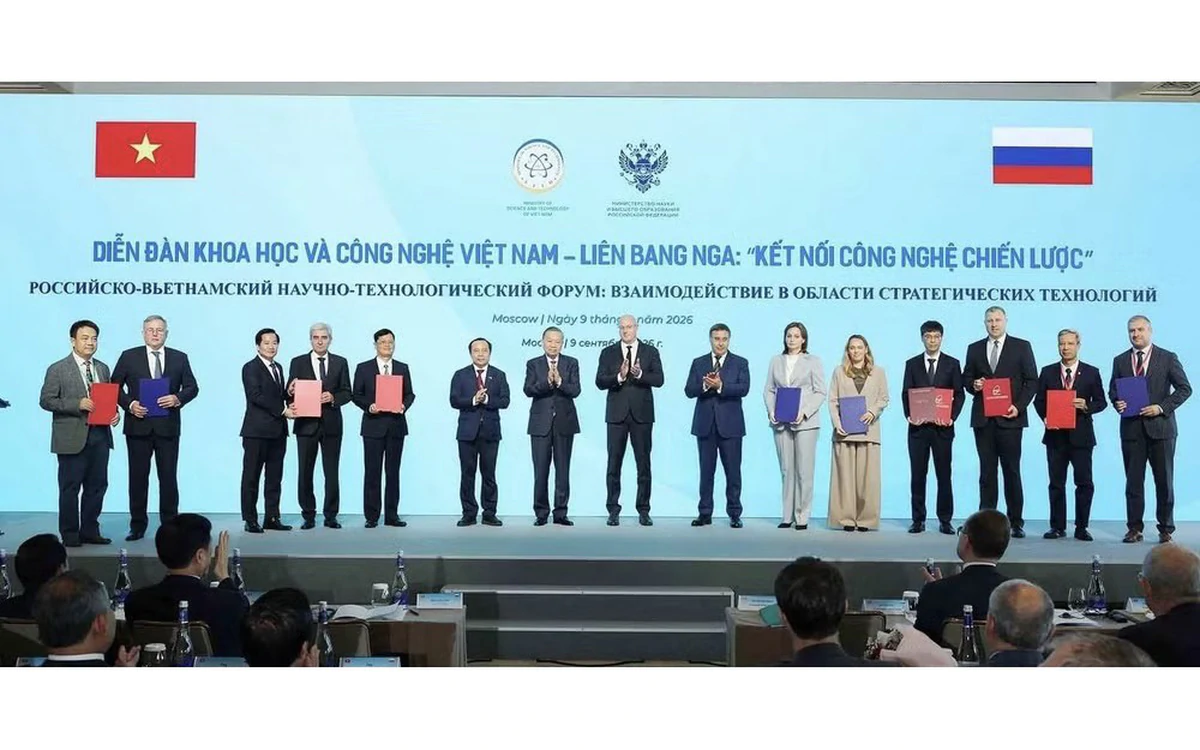 Việt Nam - Nga thúc đẩy hợp tác công nghệ chiến lược