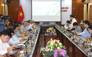 Thứ trưởng Phạm Đức Long làm việc tại Bình Định