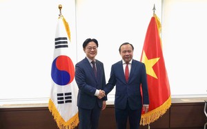 Bộ trưởng Vũ Hải Qu&acirc;n: Doanh nghiệp Việt - H&agrave;n cần chuyển từ gia c&ocirc;ng sang đồng s&aacute;ng tạo - Ảnh 8.