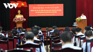 Đảng ủy Bộ Khoa học v&agrave; C&ocirc;ng nghệ nghi&ecirc;m t&uacute;c học tập, qu&aacute;n triệt Nghị quyết Hội nghị Trung ương 3, kh&oacute;a XIV - Ảnh 12.