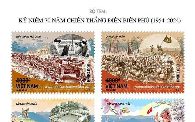 Special stamp set marks 70th anniversary of Dien Bien Phu Victory