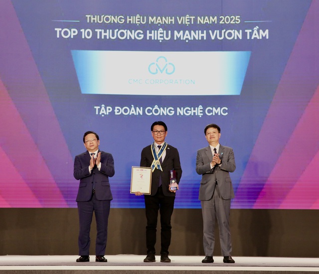  CMC nhận giải Top 10 thương hiệu mạnh vươn tầm 2025 - Ảnh 2.