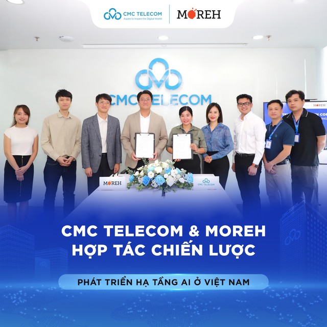 CMC Telecom và Moreh bắt tay phát triển hạ tầng AI ở Việt Nam - Ảnh 1.
