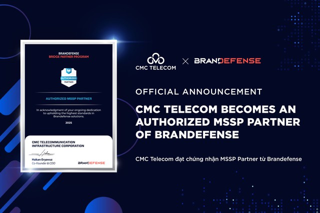 CMC Telecom đạt chứng nhận MSSP Partner từ Brandefense  - Ảnh 1.