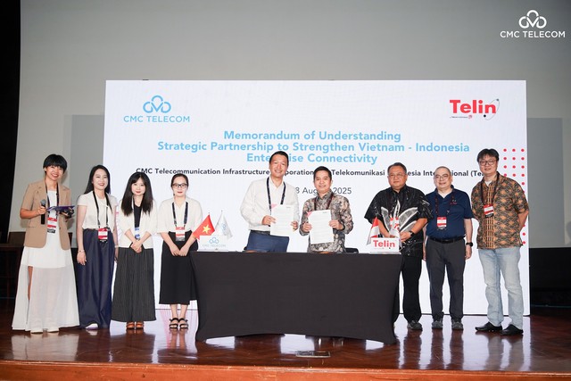 CMC Telecom khẳng định chiến lược Go Global tại BATIC 2025, ký kết hợp tác chiến lược với hai nhà mạng hàng đầu thế giới Telin và Airtel   - Ảnh 1.