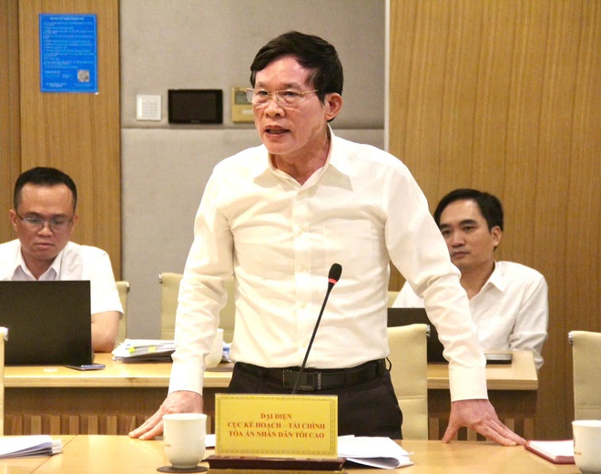 Bộ KH&CN làm việc với Tòa án nhân dân tối cao tháo gỡ khó khăn triển khai Nghị quyết 57 - Ảnh 4.