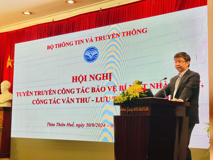 Nâng cao chất lượng công tác văn thư, lưu trữ và bảo vệ bí mật nhà nước năm 2024- Ảnh 1.