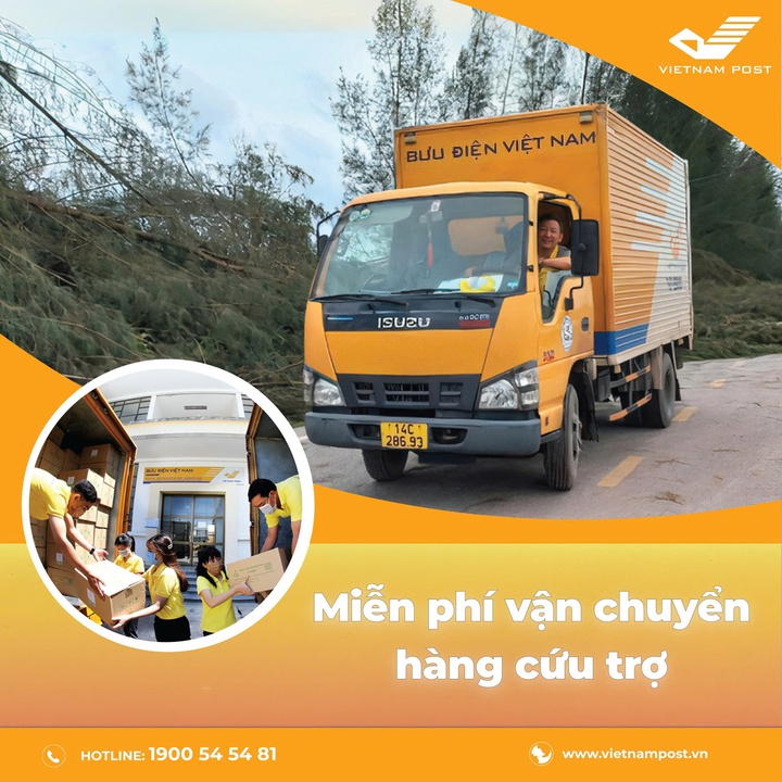 Nghĩa tình người Bưu điện trong bão Yagi: Trao gửi yêu thương, nhận niềm hạnh phúc - Ảnh 1.