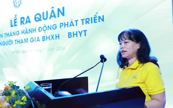 Bưu điện Việt Nam tổ chức Lễ ra quân phát triển người tham gia BHXH, BHYT tại Hà Nội - Ảnh 3.