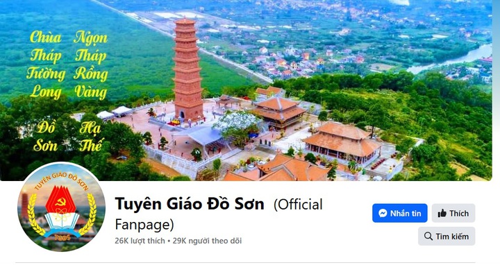 Facebook “Tuyên giáo Đồ Sơn”: Kênh thông tin nhanh chóng và hiệu quả trong công tác tuyên truyền - Ảnh 1.
