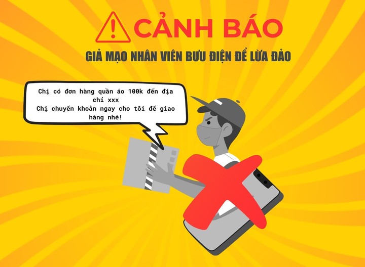 Bưu điện Việt Nam: Cảnh giác hành vi giả danh nhân viên giao hàng để lừa đảo- Ảnh 1.