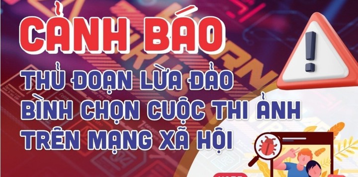 Nở rộ hình thức lừa đảo bình chọn cuộc thi ảnh trực tuyến- Ảnh 1.