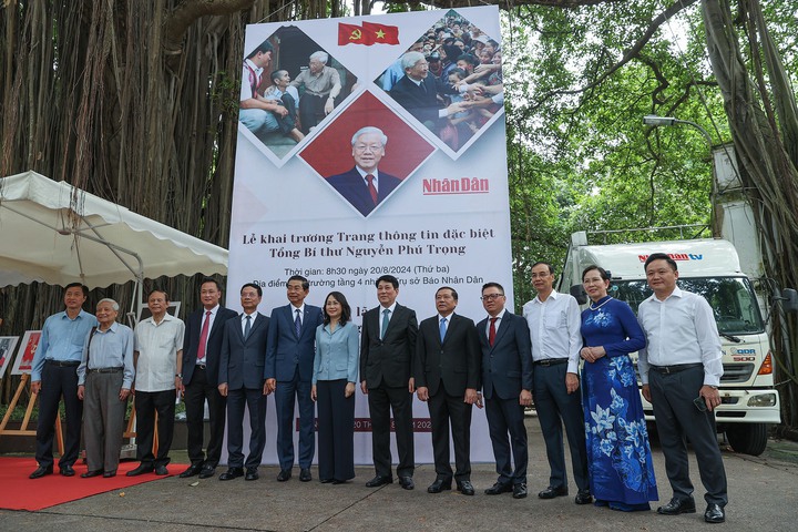 Khai trương Trang thông tin đặc biệt 'Tổng Bí thư Nguyễn Phú Trọng - Nhà lãnh đạo có tâm, có tầm của Đảng' - Ảnh 5.