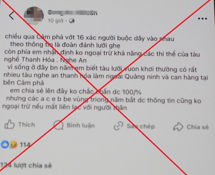 Quảng Ninh: Triệu tập đối tượng tung tin sai sự thật trên mạng xã hội về tình hình thiệt hại do cơn bão số 3 - Ảnh 2.