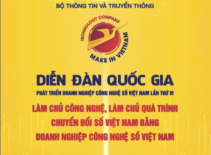 Thông cáo báo chí: Diễn đàn quốc gia phát triển doanh nghiệp công nghệ số Việt Nam lần thứ VI  - Ảnh 1.