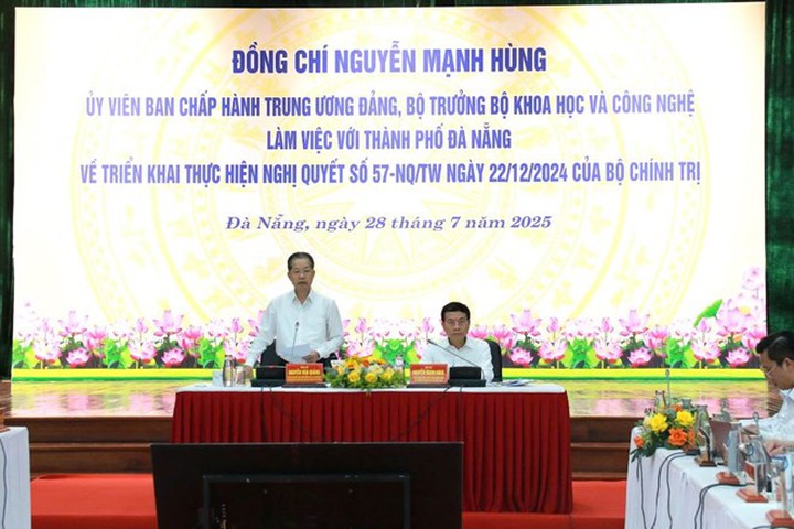 Đà Nẵng kiến nghị 10 nhóm nội dung trọng tâm triển khai Nghị quyết 57-NQ/TW về khoa học, công nghệ, đổi mới sáng tạo và chuyển đổi số - Ảnh 1.