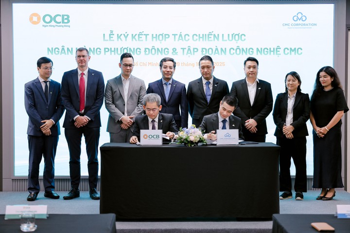 Tập đoàn Công nghệ CMC ký kết hợp tác chiến lược cùng Ngân hàng OCB - Ảnh 1.