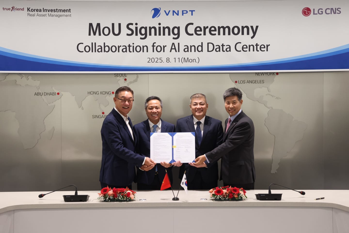 VNPT và các đối tác Hàn quốc hợp tác phát triển Trung tâm Dữ liệu AI siêu quy mô tại Việt Nam - Ảnh 1.