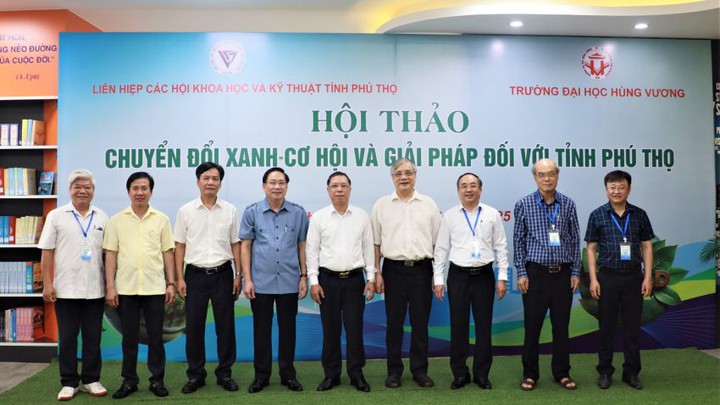 Hội thảo khoa học "Chuyển đổi xanh - Cơ hội và giải pháp đối với tỉnh Phú Thọ" - Ảnh 1.