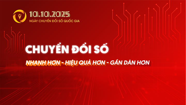 Bộ Khoa học và Công nghệ công bố bộ nhận diện Ngày Chuyển đổi số quốc gia 10.10.2025 - Ảnh 1.