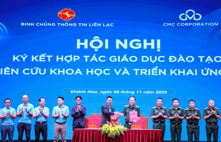 Thỏa thuận hợp tác hướng tới hiện đại hóa toàn diện trong lĩnh vực thông tin quân sự - Ảnh 1.