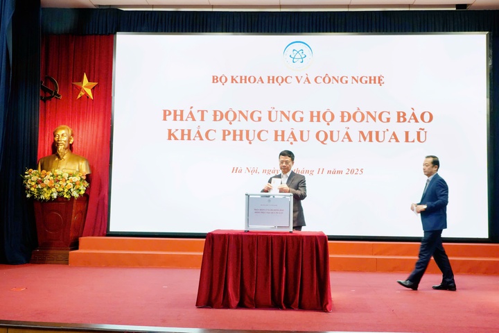 Từ trái tim đến hành động: Bộ KH&CN phát động ủng hộ đồng bào vùng lũ - Ảnh 2.