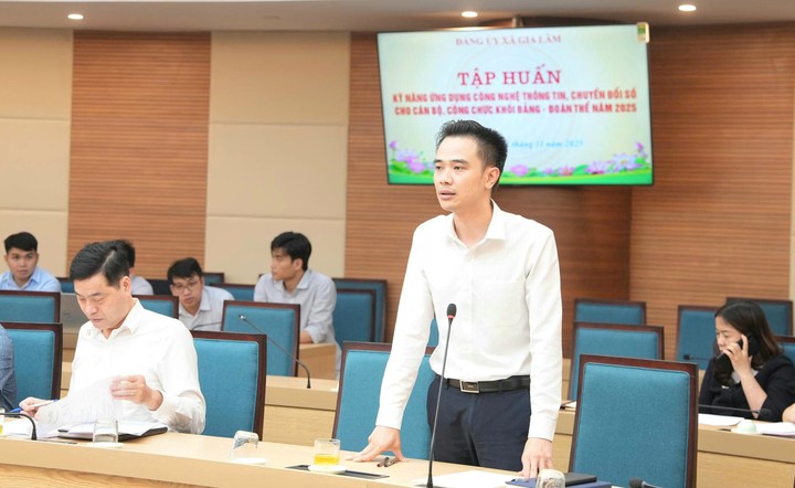 Gia Lâm tập huấn kỹ năng ứng dụng công nghệ thông tin - Ảnh 2.