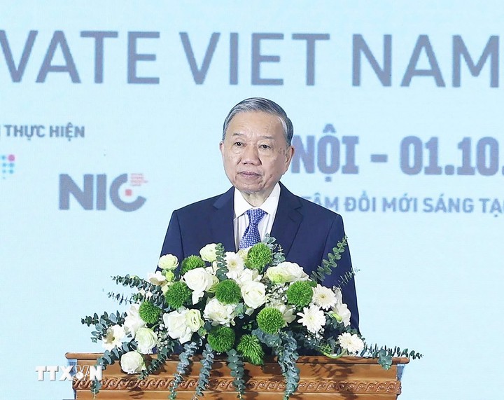 Tổng Bí thư Tô Lâm: Đổi mới sáng tạo cần được lan tỏa và thấm sâu vào đời sống xã hội - Ảnh 8.