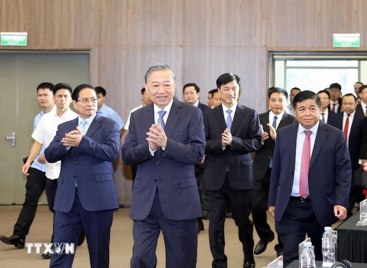 Tổng Bí thư Tô Lâm: Đổi mới sáng tạo cần được lan tỏa và thấm sâu vào đời sống xã hội - Ảnh 1.