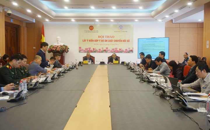 Nhiều đề xuất quan trọng góp ý vào dự thảo Luật Chuyển đổi số - Ảnh 1.