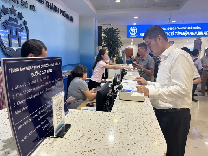 Hiệu quả triển khai mô hình dịch vụ công trực tuyến tại chi nhánh trung tâm phục vụ hành chính công Tây Hồ- Ảnh 1.