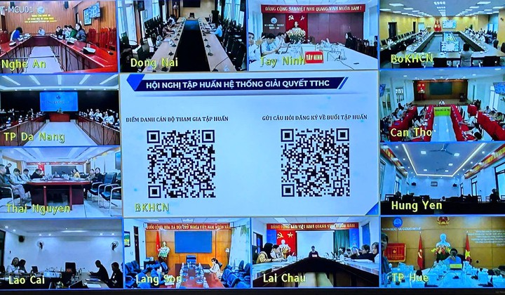 Bộ Khoa học và Công nghệ tập huấn sử dụng Hệ thống thông tin giải quyết thủ tục hành chính theo mô hình tập trung - Ảnh 2.