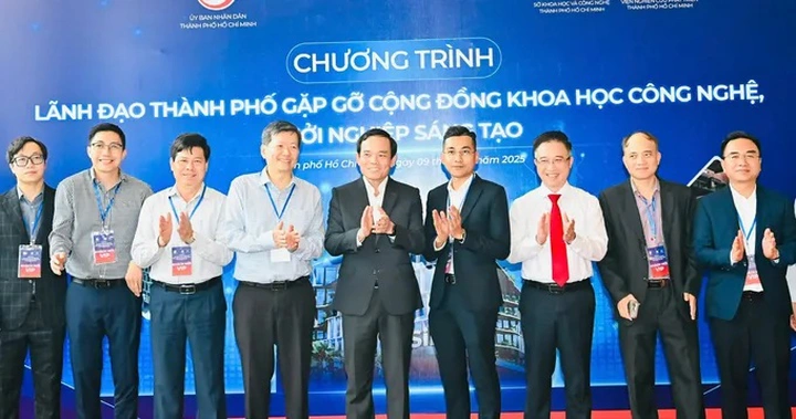 B&iacute; thư Th&agrave;nh ủy TPHCM Trần Lưu Quang đối thoại với cộng đồng khoa học c&ocirc;ng nghệ - Ảnh 6.