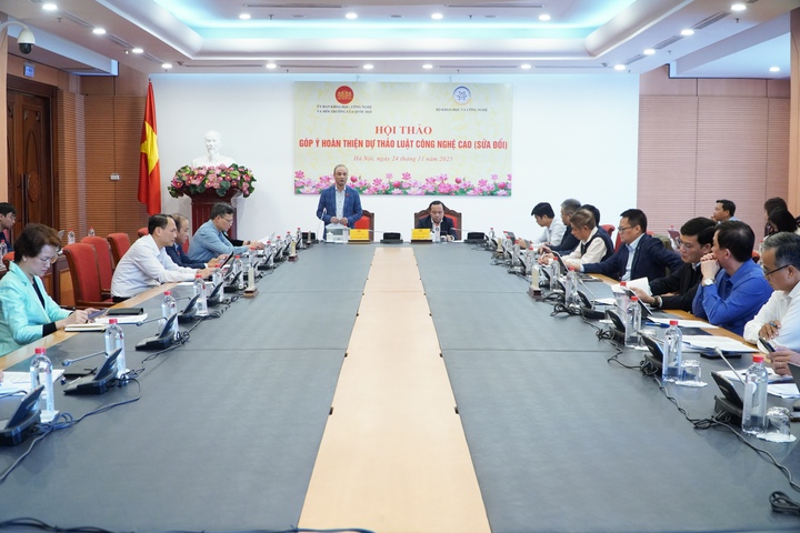 Sửa Luật Công nghệ cao: Cần đột phá hơn nữa tạo đà cho khoa học công nghệ phát triển - Ảnh 1.