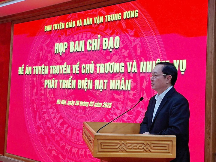 Họp Ban Chỉ đạo Đề án “Tuyên truyền về chủ trương và nhiệm vụ phát triển điện hạt nhân” - Ảnh 2.