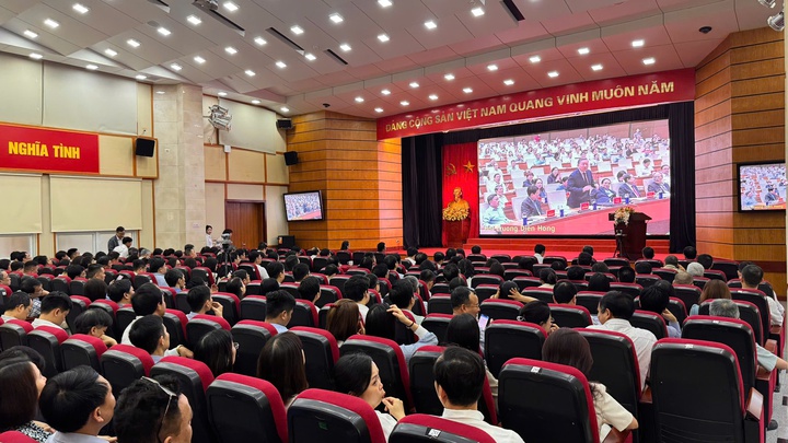 Hội nghị toàn quốc quán triệt, triển khai thực hiện Nghị quyết Hội nghị Trung ương 11, khóa XIII - Ảnh 6.