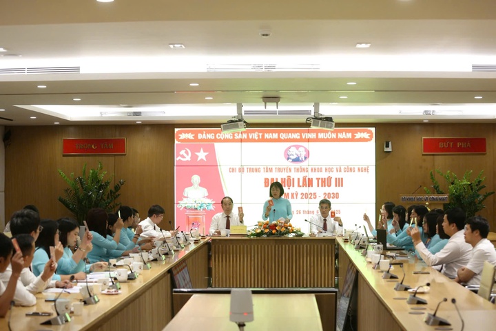 Chi bộ Trung tâm Truyền thông KH&CN: Khẳng định vai trò nòng cốt trong công tác truyền thông KHCN,ĐMST&CĐS quốc gia - Ảnh 1.