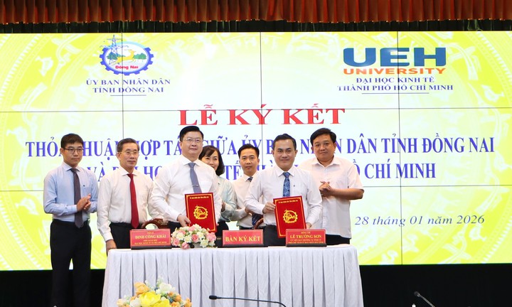 Đồng Nai v&agrave; Đại học Kinh tế TP. Hồ Ch&iacute; Minh phối hợp đ&agrave;o tạo nguồn nh&acirc;n lực phục vụ ph&aacute;t triển địa phương- Ảnh 1.