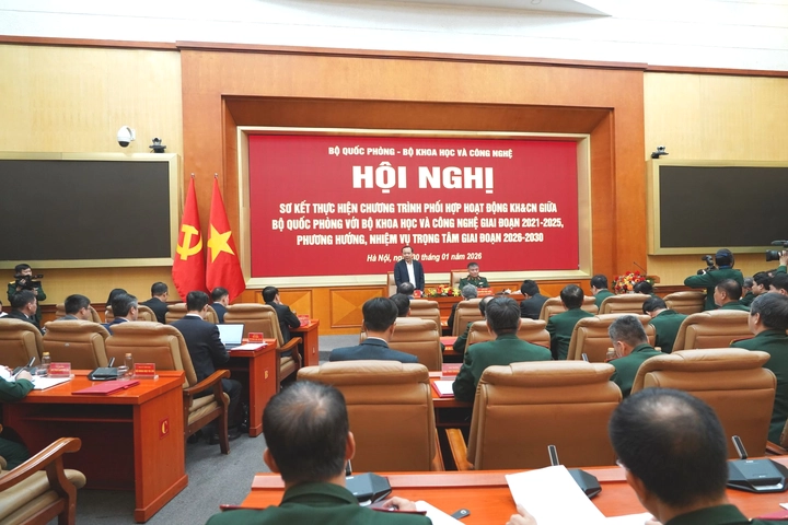 Tăng cường hợp t&aacute;c giữa Bộ Khoa học v&agrave; C&ocirc;ng nghệ v&agrave; Bộ Quốc ph&ograve;ng- Ảnh 1.