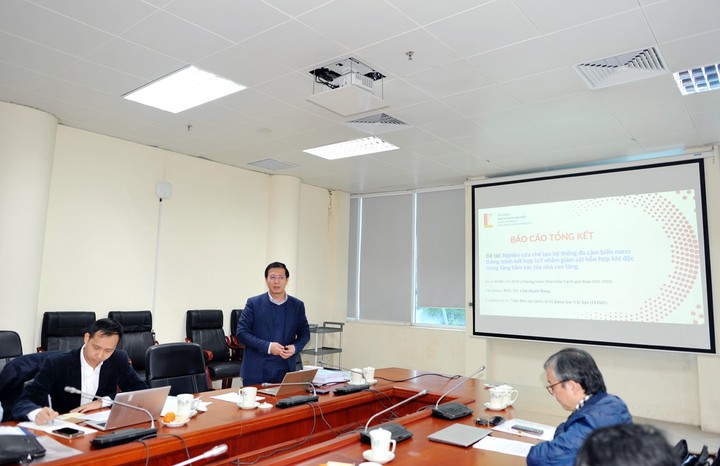 Nghiên cứu chế tạo hệ thống đa cảm biến nano thông minh kết hợp IoT nhằm giám sát hỗn hợp khí độc trong tầng hầm các tòa nhà cao tầng - Ảnh 1.