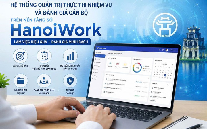H&agrave; Nội nhận giải thưởng &ldquo;Cơ quan nh&agrave; nước chuyển đổi số xuất sắc&rdquo; năm 2026- Ảnh 2.