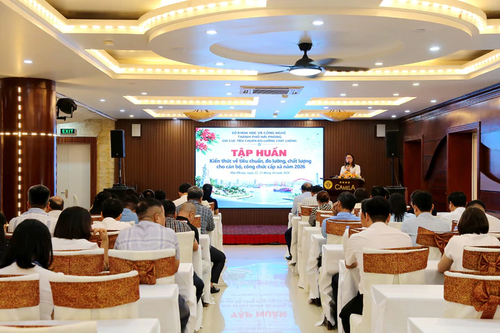 Hải Ph&ograve;ng n&acirc;ng cao năng lực quản l&yacute; ti&ecirc;u chuẩn, đo lường, chất lượng cấp x&atilde;- Ảnh 1.