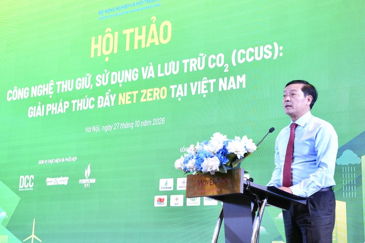 Th&uacute;c đẩy nghi&ecirc;n cứu, ứng dụng c&ocirc;ng nghệ thu giữ v&agrave; lưu trữ CO₂ tại Việt Nam- Ảnh 1.